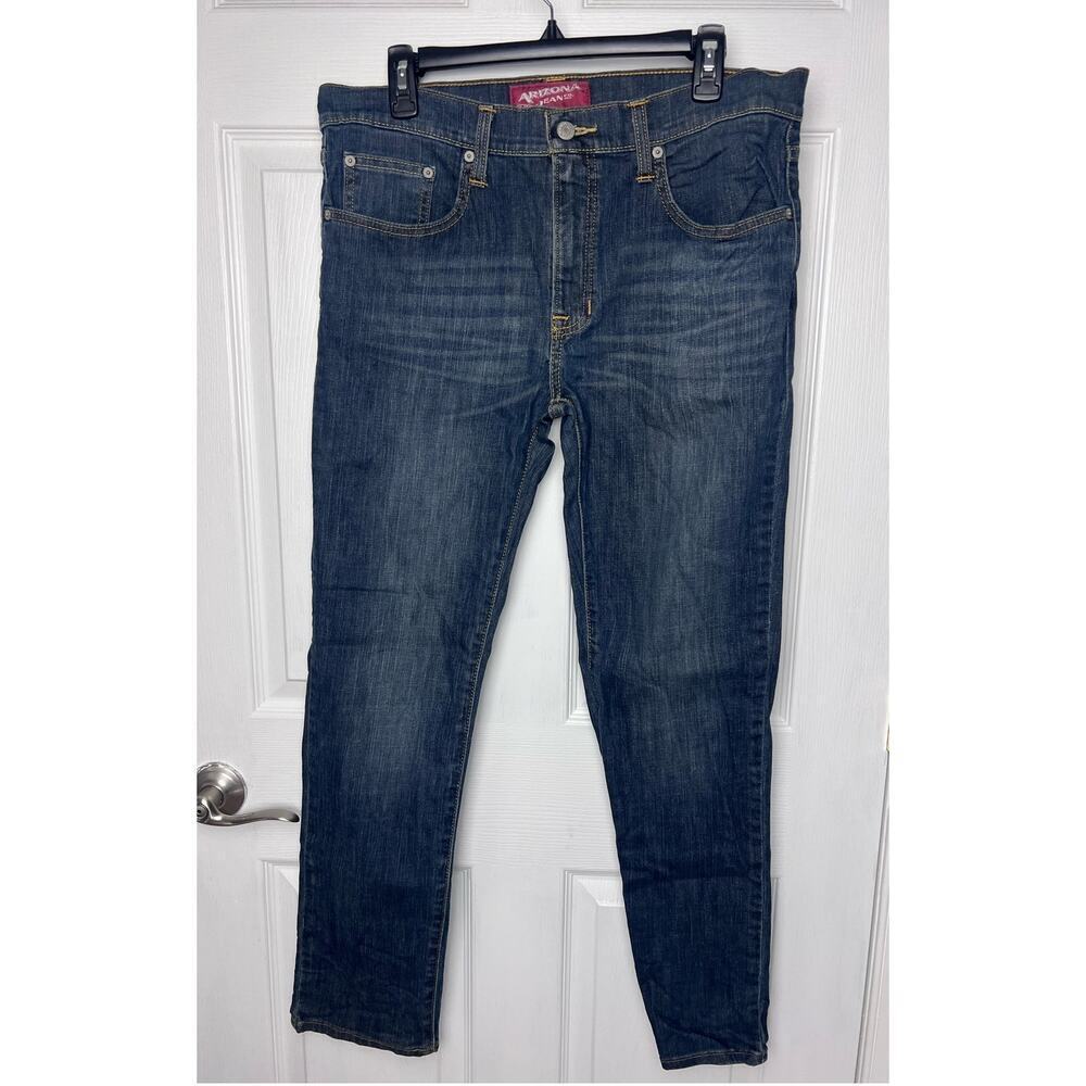 Arizona Jean Company Flex Denim Skinny Jeans Dark Wash Women's 34 x 30